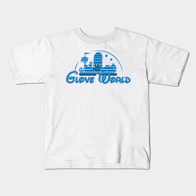 Spongebob: Glove World Kids T-Shirt by OldManLucy